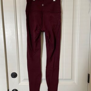Maroon Wonder Under Leggings